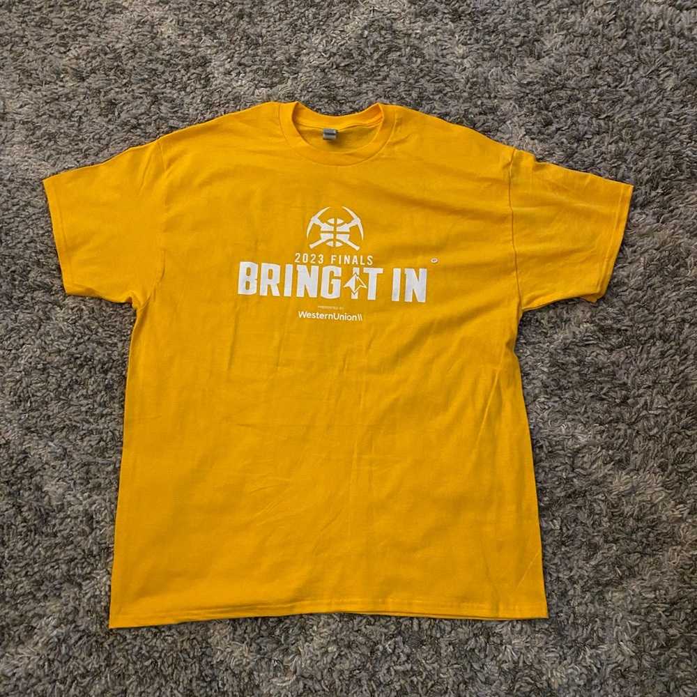 100% Official, NBA Finals, Attendance Denver Nuggets T-shirt